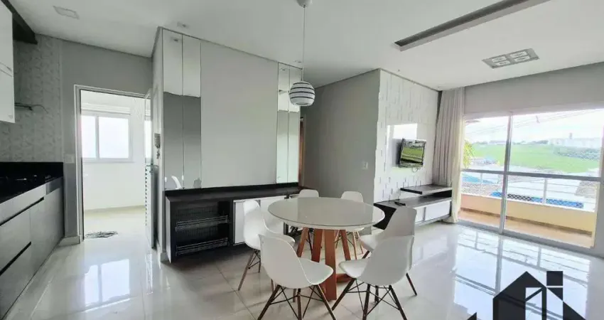 Apartamento com 2 dormitórios semi mobiliado para alugar, 63 m² por r$ 2.628/mês - jardim bela vista - taubaté/sp