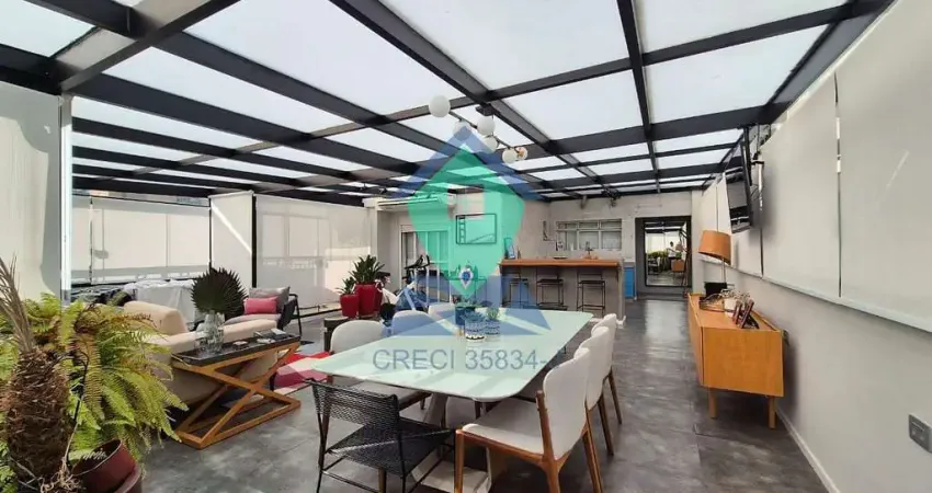 Apartamento garden à venda, 190 m² porteira fechada por r$ 2.250.000,00 - vila anglo brasileira - s