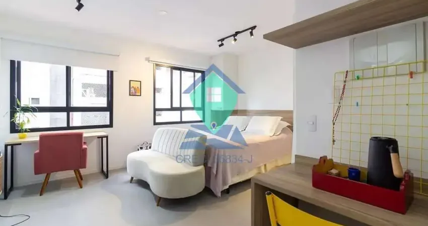 Studio 24m² para venda por r$ 525.000,00 e locação por r$ 3.350,00 em pinheiros, são paulo, sp