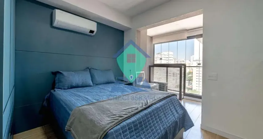 Studio mobiliado 26m² para venda por r$ 460.000,00 e locação por r$ 3.500,00 na pompéia, são paulo