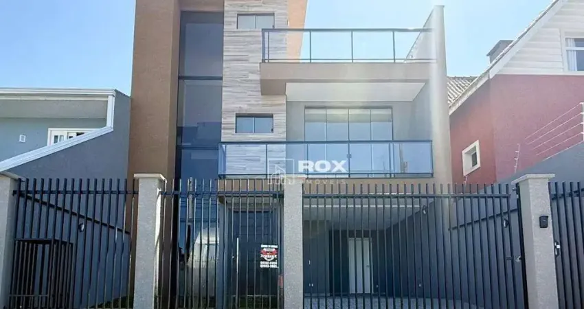 Casa nova com quintal e churrasqueira, 3 quartos a venda , Santa Felicidade, Curitiba - PR