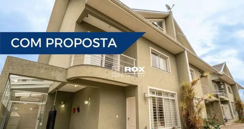 Sobrado mobiliado, face norte, 3 quartos, a venda - santa felicidade - curitiba/pr