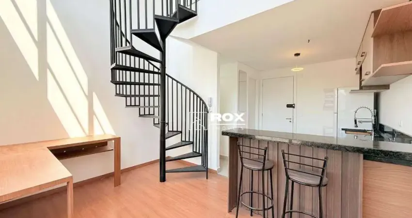 Apartamento mobiliado duplex com 1 quarto à venda - portão - curitiba/pr