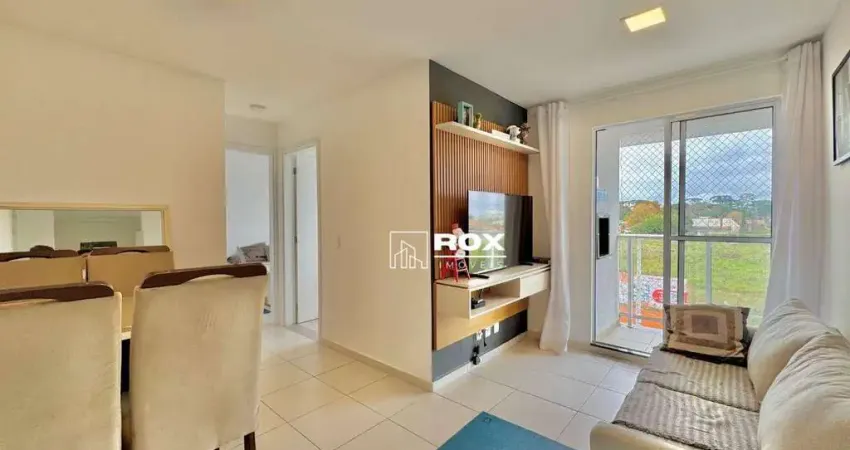 Apartamento com 2 quartos para alugar, 46 m² por R$ 1.879/mês - Atuba, Pinhais/PR