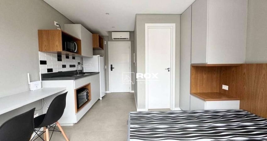 Studio mobiliado com 1 quarto para alugar, 18 m² por R$ 2.300/mês - Água Verde, Curitiba/PR