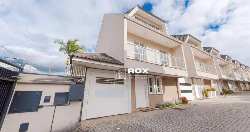 Sobrado triplex, porteira fechada com 3 quartos à venda, 140 m², santa felicidade - curitiba/pr