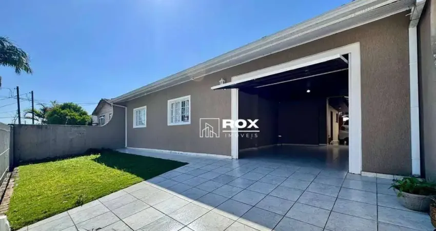 Casa térrea com 3 quartos, jardim e espaço gourmet à venda, 138 m² por r$ 789.000 - xaxim, curitiba/pr