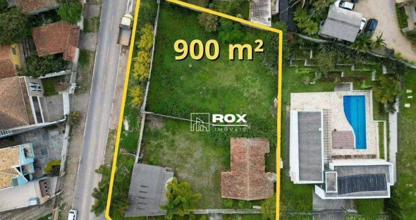 Terreno de esquina à venda, 900 m² por r$ 1.300.000 - centro,  araucária/pr