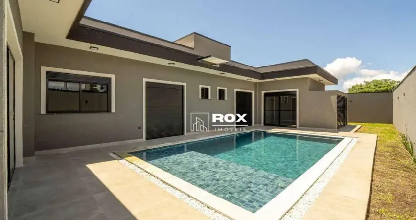 Casa térrea de alto padrão com 3 suítes à venda, 218 m² - centro, piraquara/pr