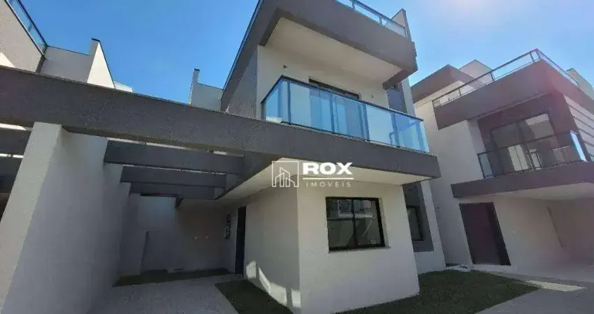 Sobrado triplex com 3 quartos à venda, 135 m² - santa felicidade, curitiba/pr