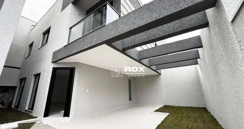 Sobrado triplex com 3 suítes à venda, 151 m² - santa felicidade, curitiba/pr