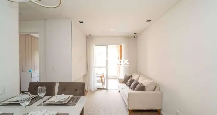 Apartamento mobiliado, porteira fechada com 2 quartos à venda, 61 m² - boa vista, curitiba/pr