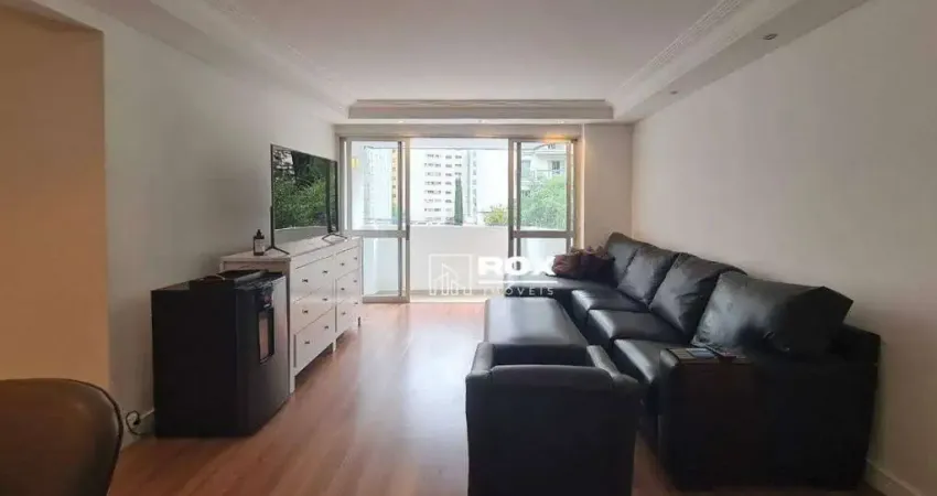 Apartamento mobiliado com 3 quartos para alugar, 158 m² por r$ 5.500/mês - batel, curitiba/pr
