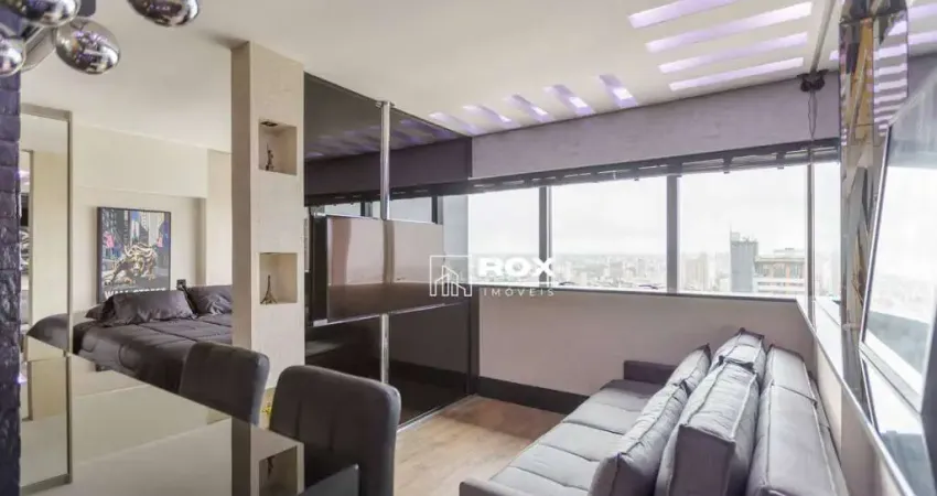 Studio mobiliado com 1 quarto à venda por r$ 750.000 - centro, curitiba/pr