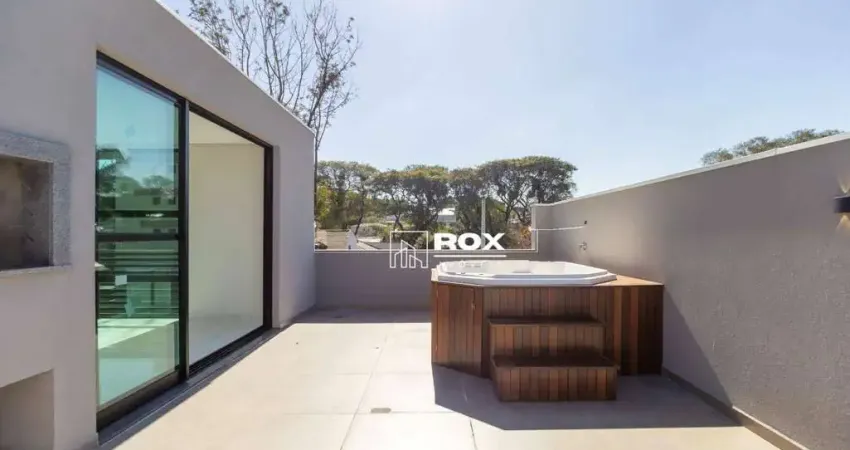 Sobrado triplex com 3 quartos e terraço com jacuzzi à venda, 184 m² - água verde, curitiba/pr