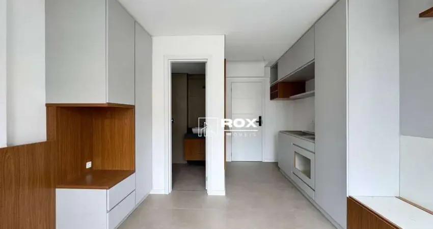 Studio semi-mobiliado com 1 quarto à venda, 20 m² por r$ 335.000 - água verde, curitiba/pr