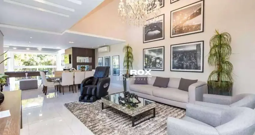 Casa de alto padrão com 4 suítes, quintal e 8 vagas à venda, 454 m²  - atuba, curitiba/pr