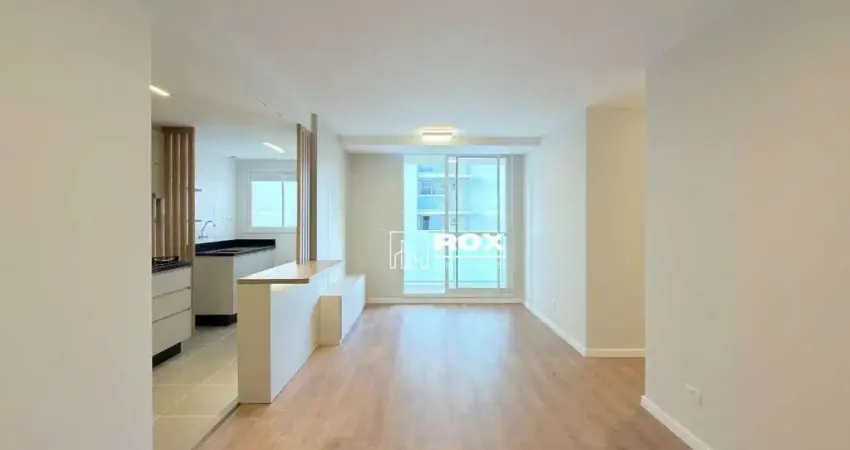 Apartamento semi-mobiliado com 3 quartos para alugar, 77 m² por r$ 3.500/mês - capão raso, curitiba/pr