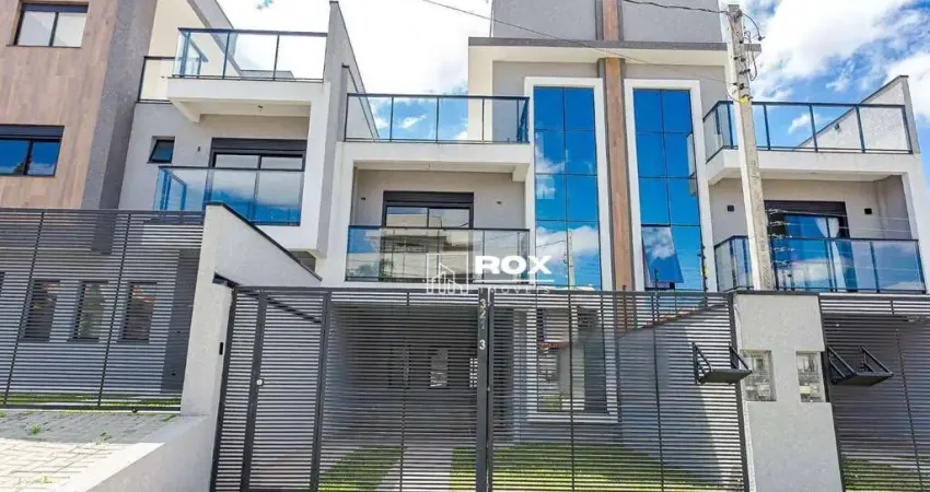 Sobrado triplex com 3 quartos à venda, 149 m² por r$ 860.000 - atuba, curitiba/pr