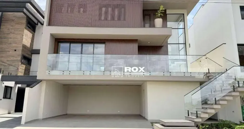 Casa nova de alto padrão com 4 quartos em condominio fechado à venda - santa felicidade, curitiba/pr