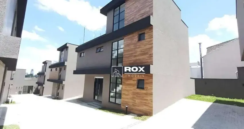 Sobrado triplex com 3 suítes para alugar, 234 m² por r$ 12.060/mês - mercês - curitiba/pr