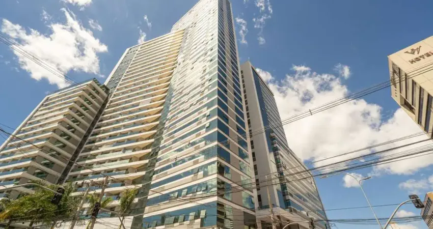 Apartamento studio, 1 quarto à venda, 34 m² por r$ 372.000 - centro, curitiba/pr