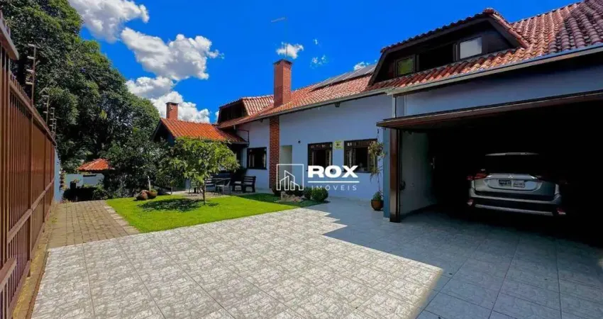 Casa mobiliada com 4 quartos, piscina para alugar, 305 m² por r$ 9.000/mês - portão, curitiba/pr