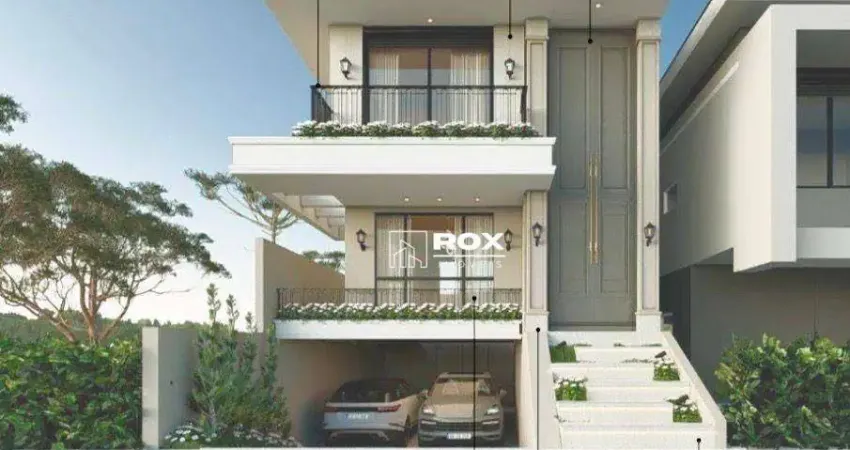 Casa nova em condomínio fechado com 3 suítes à venda - Santa Felicidade, Curitiba/PR