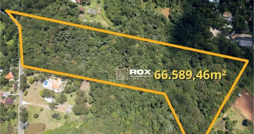 Terreno amplo à venda, 66589 m² por R$ 3.329.452 - Ferraria, Campo Largo/PR