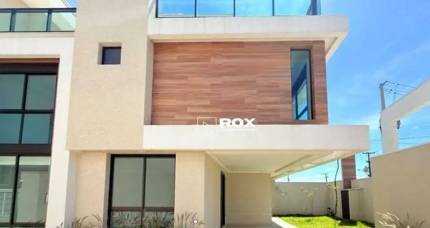 Sobrado em condominio fechado com 3 quartos, quintal e terraço amplo à venda, 177 m² - Santa Felicidade, Curitiba/PR