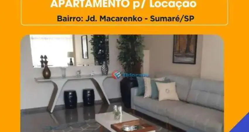 Ofertão do imóvel: apartamento com 3 quartos para venda e locação - jardim macarenko - sumaré/sp