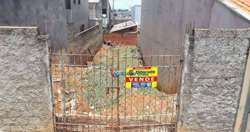 Terreno à venda, 125 m² por R$ 130.000,00 - Parque Gabriel - Hortolândia/SP