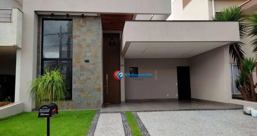 Casa com 3 dormitórios à venda, 173 m² por R$ 1.445.000,00 - Reserva Real - Paulínia/SP