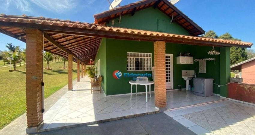 Chácara com 3 dormitórios à venda, 5100 m² por r$ 950.000,00 - boa vista - são pedro/sp