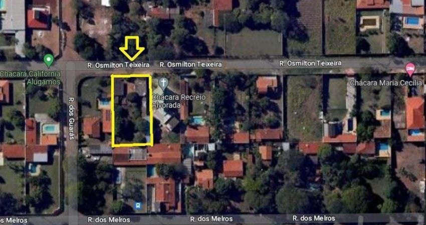 Chácara com 2 dormitórios à venda, 1250 m² por R$ 500.000,00 - Chácara Recreio Alvorada - Hortolândia/SP