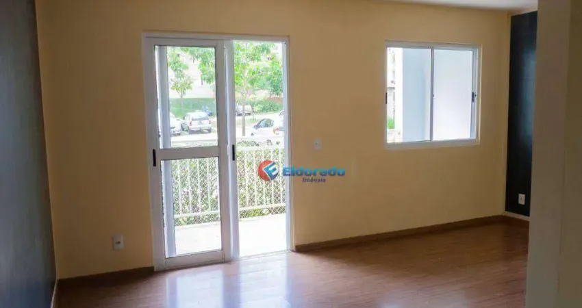 Apartamento térreo com 2 dormitórios à venda, 57 m² por R$ 315.000 - Vila São Francisco - Hortolândia/SP