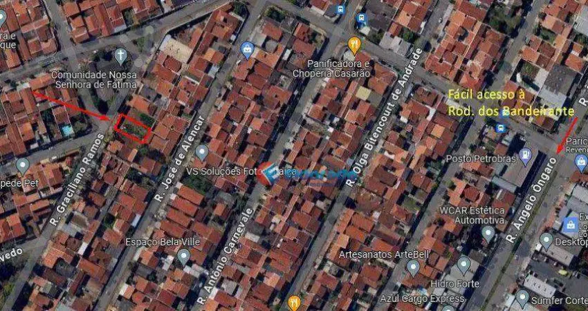 Terreno à venda, 250 m² por R$ 203.000,00 - Parque Residencial Casarão - Sumaré/SP
