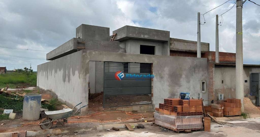 Casa em fase de acabamento à venda – 3 quartos (1 suíte) – Parque Vasconcellos, Hortolândia/SP