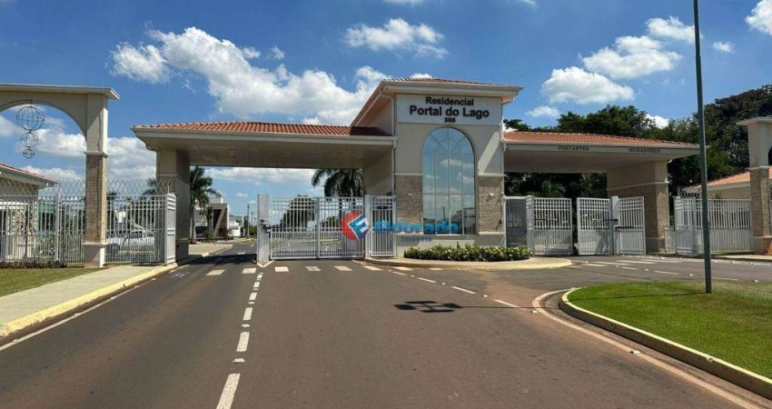 Terreno em condomínio fechado à venda na Rua Alcides Calegari, Residencial Portal do Lago, Sumaré