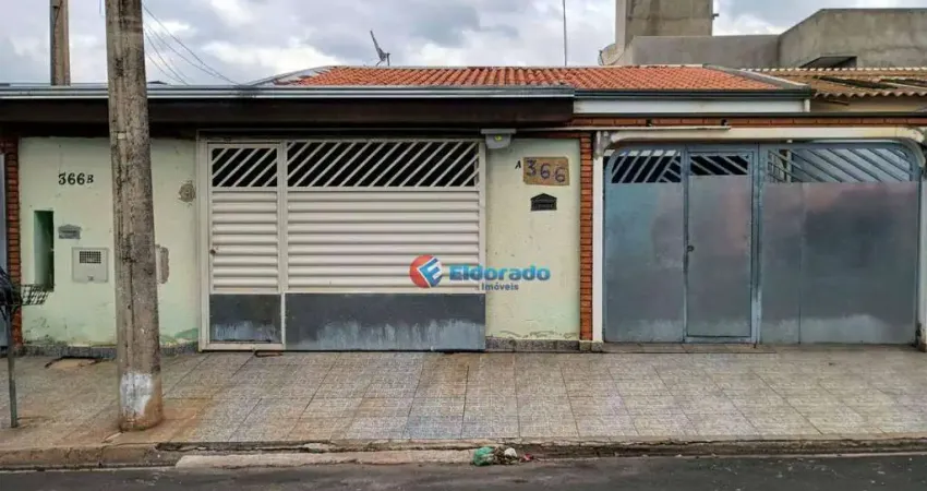 Casa com 3 quartos sendo 01 suíte, 02 banheiros,, terreno 250  m² por R$ 500.000 - Jardim Fantinatti  - Sumaré/SP. Aceita financiamento.