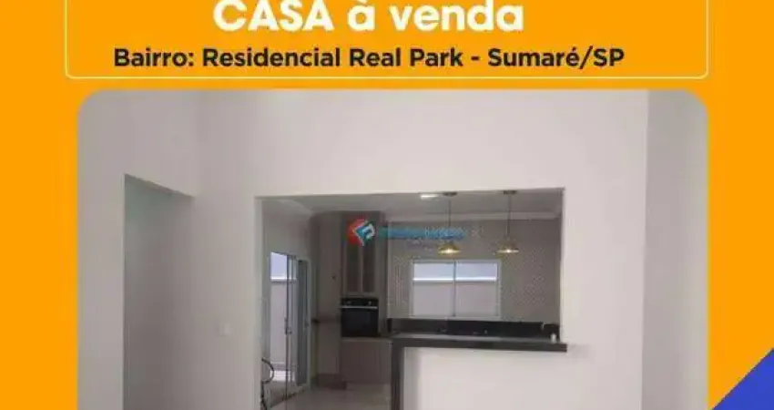 Ofertão do imóvel: casa de 03 quartos  à venda - residencial real park sumaré - sumaré/sp