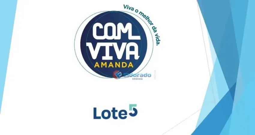 Terreno a venda no loteamento COMVIVA AMANDA