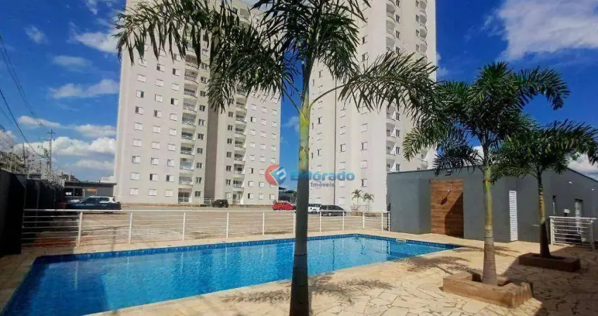 Apartamento com 3 dormitórios para alugar, 75 m² por R$ 2.651,00/mês - Parque Gabriel - Hortolândia/SP