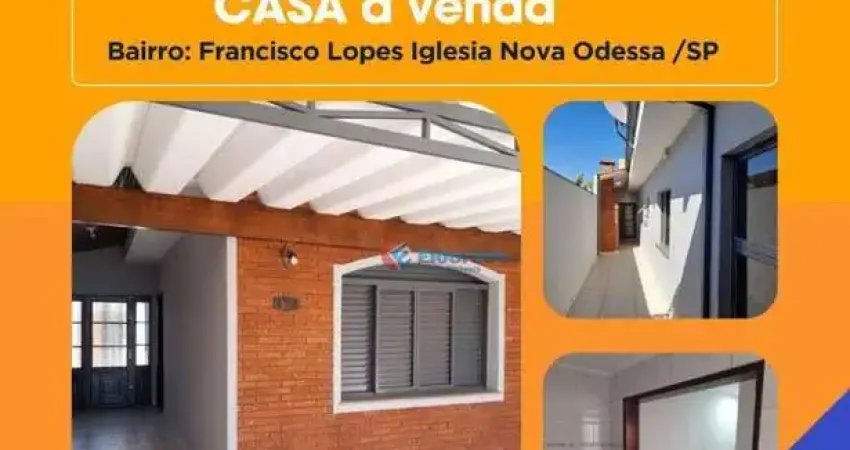 Ofertão do imóvel: casa com 3 quartos  à venda - parque residencial francisco lopes iglesia - nova odessa/sp