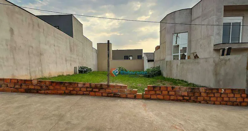 Terreno à venda na Rua Quinze, Jardim dos Lagos, Nova Odessa