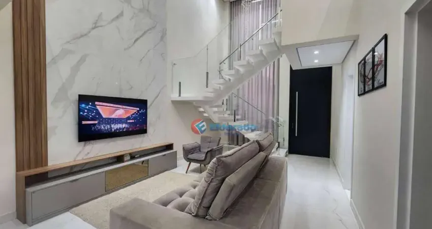 Casa sobrado com 3 quartos à venda - condomínio real park sumaré - sumaré/sp