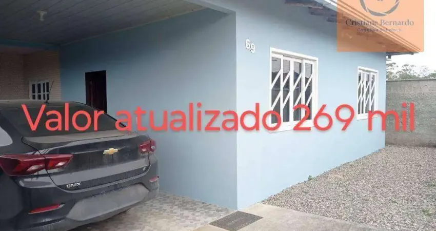 Oportunidade Casa com 3 dormitórios à venda, 110 m² por R$ 269.000 - Reta - São Francisco do Sul/SC