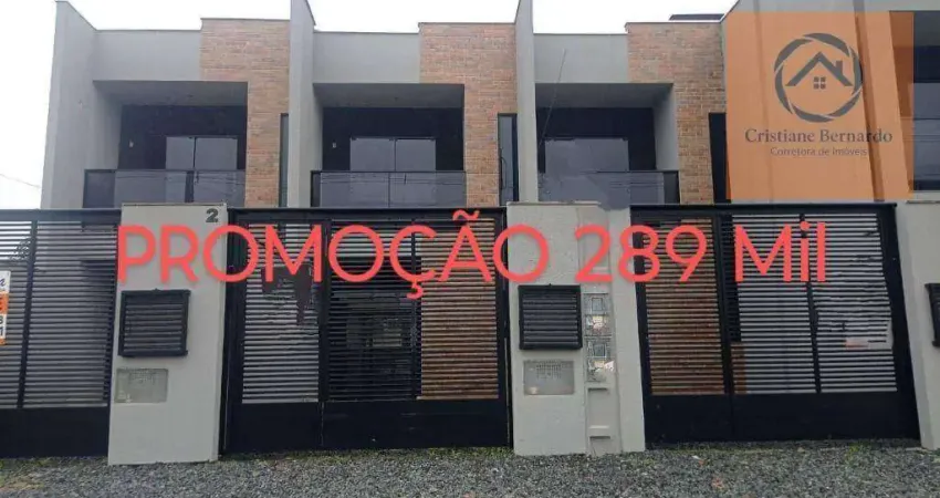 Oportunidade, sobrado com 2 dormitórios à venda, 67 m² por R$ 289.000 - Ubatuba - São Francisco do Sul/SC