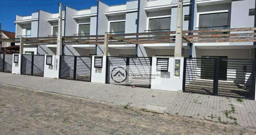 Sobrado com 2 dormitórios à venda, 77 m² por r$ 395.000,00 - ubatuba - são francisco do sul/sc