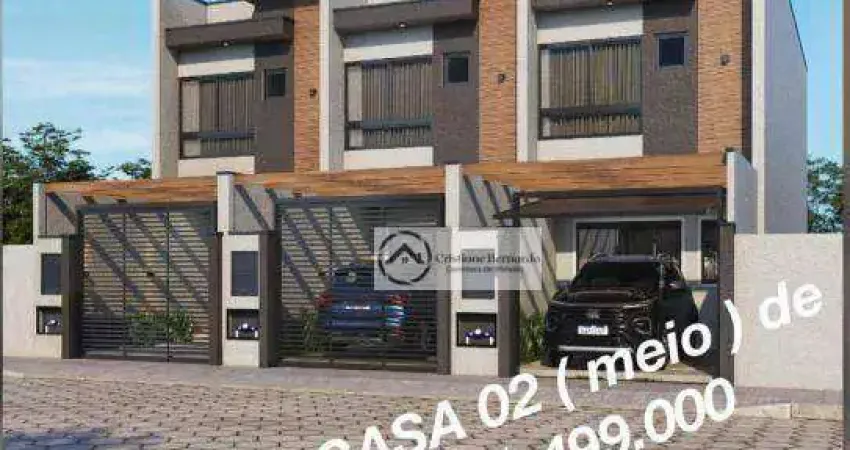 Sobrado com 3 dormitórios à venda, 93 m² por r$ 549.000,00 - enseada - são francisco do sul/sc